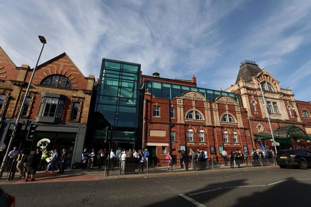 Conservative Party hustings take place at the Hippodrome theatre in Darlington. Picture: CHRIS BOOTH