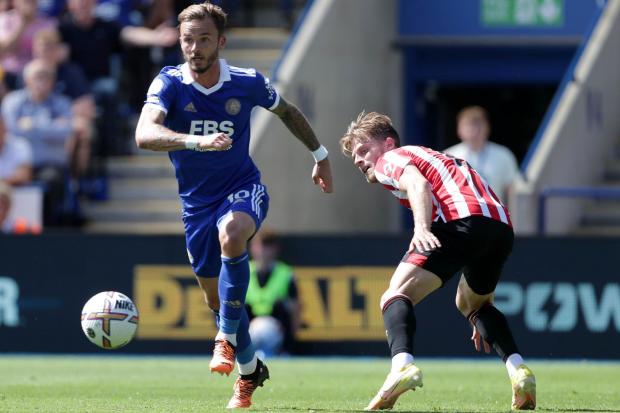 James Maddison claimed an assist in Leicester's opening game of the season