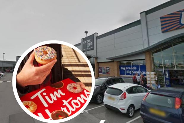 Tim Hortons is opening at Three Lakes Retail Park in Selby Picture: Fleet Street PR, Google Street View