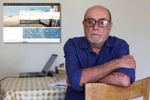 Peter Greenwood from Darlington has been left unable to reach an online travel firm who owe him over £200. Picture: CHRIS BOOTH