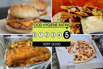 Darlington in top 10 areas in UK for food hygiene ratings