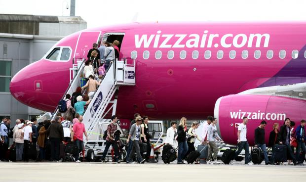 Northern Echo: Wizzair plane.  Author: PA