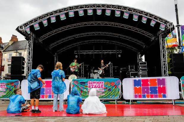 The Northern Echo: Musicians and bands performed all afternoon and into the early evening. Picture: STUART BOULTON