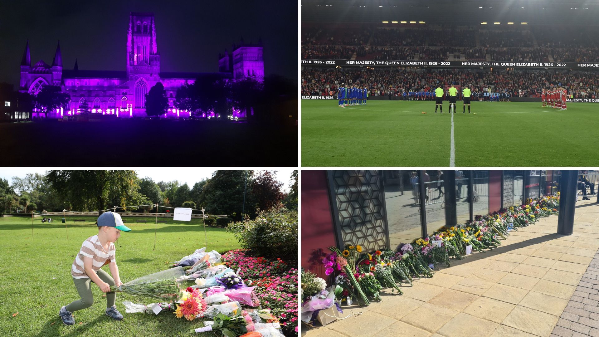 Symbolic and poignant tributes across North East for Queen - Vimarsana News