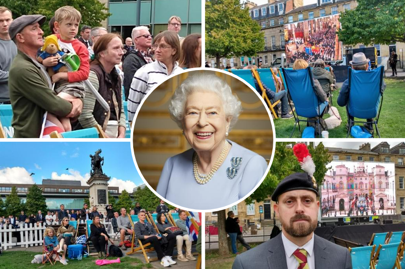 Public screening of Queen's funeral in Newcastle city centre - Vimarsana News