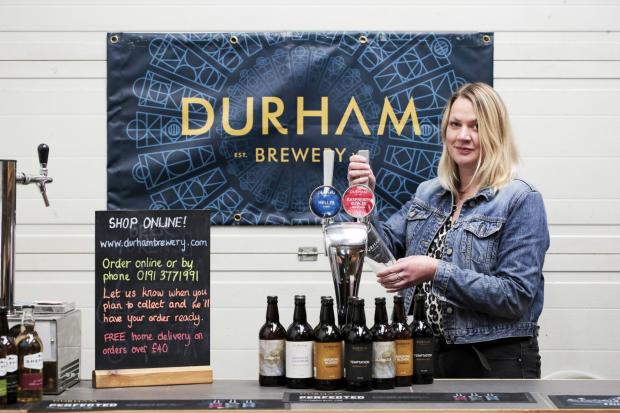 The Echo of the North: Elly Bell at the Durham Brewery in Bowburn.  Photo: Stuart Boulton.