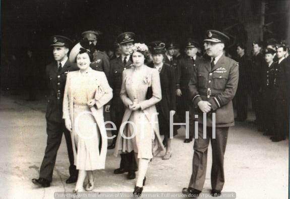 The Northern Echo: George VI, Queen Elizabeth and Princess Elizabeth visit RAF Middleton St George and RAF Leeming on August 11, 1944. Watermarked pic The Northern Echo: George VI, Queen Elizabeth and Princess Elizabeth visit RAF Middleton St George and RAF Leeming on August 11, 1944. Watermarked pic