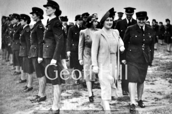 The Northern Echo: George VI, Queen Elizabeth and Princess Elizabeth visit RAF Middleton St George and RAF Leeming on August 11, 1944. Watermarked pic The Northern Echo: George VI, Queen Elizabeth and Princess Elizabeth visit RAF Middleton St George and RAF Leeming on August 11, 1944. Watermarked pic