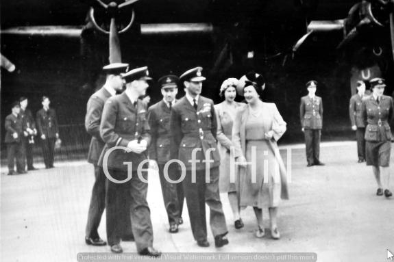 The Northern Echo: George VI, Queen Elizabeth and Princess Elizabeth visit RAF Middleton St George and RAF Leeming on August 11, 1944. Watermarked pic The Northern Echo: George VI, Queen Elizabeth and Princess Elizabeth visit RAF Middleton St George and RAF Leeming on August 11, 1944. Watermarked pic