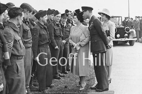 The Northern Echo: George VI, Queen Elizabeth and Princess Elizabeth visit RAF Middleton St George and RAF Leeming on August 11, 1944. Watermarked pic The Northern Echo: George VI, Queen Elizabeth and Princess Elizabeth visit RAF Middleton St George and RAF Leeming on August 11, 1944. Watermarked pic