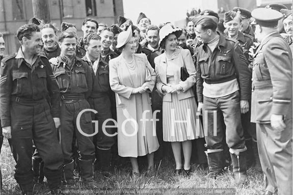 The Northern Echo: George VI, Queen Elizabeth and Princess Elizabeth visit RAF Middleton St George and RAF Leeming on August 11, 1944. Watermarked pic The Northern Echo: George VI, Queen Elizabeth and Princess Elizabeth visit RAF Middleton St George and RAF Leeming on August 11, 1944. Watermarked pic