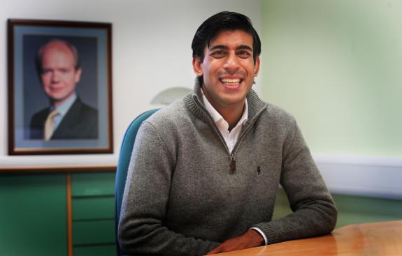 The Northern Echo: The new Tory parliamentary candidate for Richmond, in 2015, with a picture of his predecessor, William Hague, in the background. Picture:SARAH CALDECOTT. The Northern Echo: The new Tory parliamentary candidate for Richmond, in 2015, with a picture of his predecessor, William Hague, in the background. Picture:SARAH CALDECOTT.