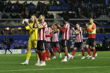 Sunderland: Bailey Wright reacts to 2-1 win at Birmingham
