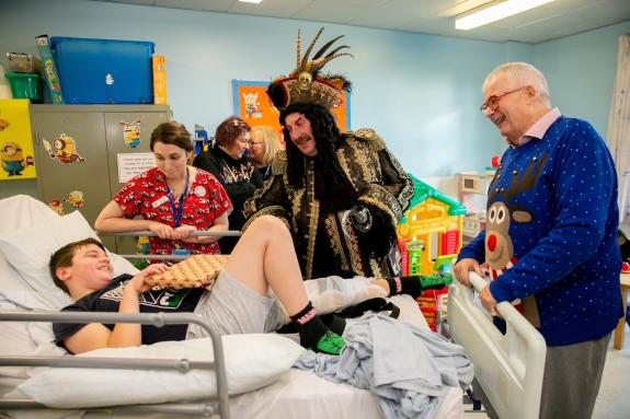 The Northern Echo: Christopher Biggins and Steve Arnott making children chuckle The Northern Echo: Christopher Biggins and Steve Arnott making children chuckle
