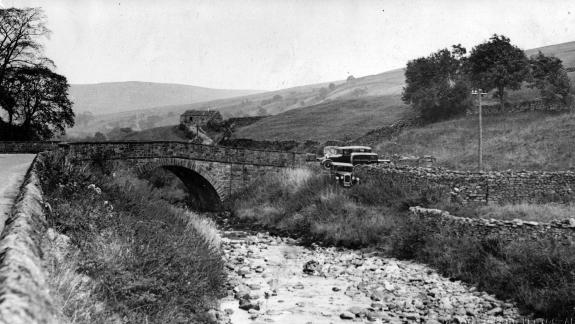 The Northern Echo: Muker Bridge over the River Swale taken on September 16, 1933 The Northern Echo: Muker Bridge over the River Swale taken on September 16, 1933