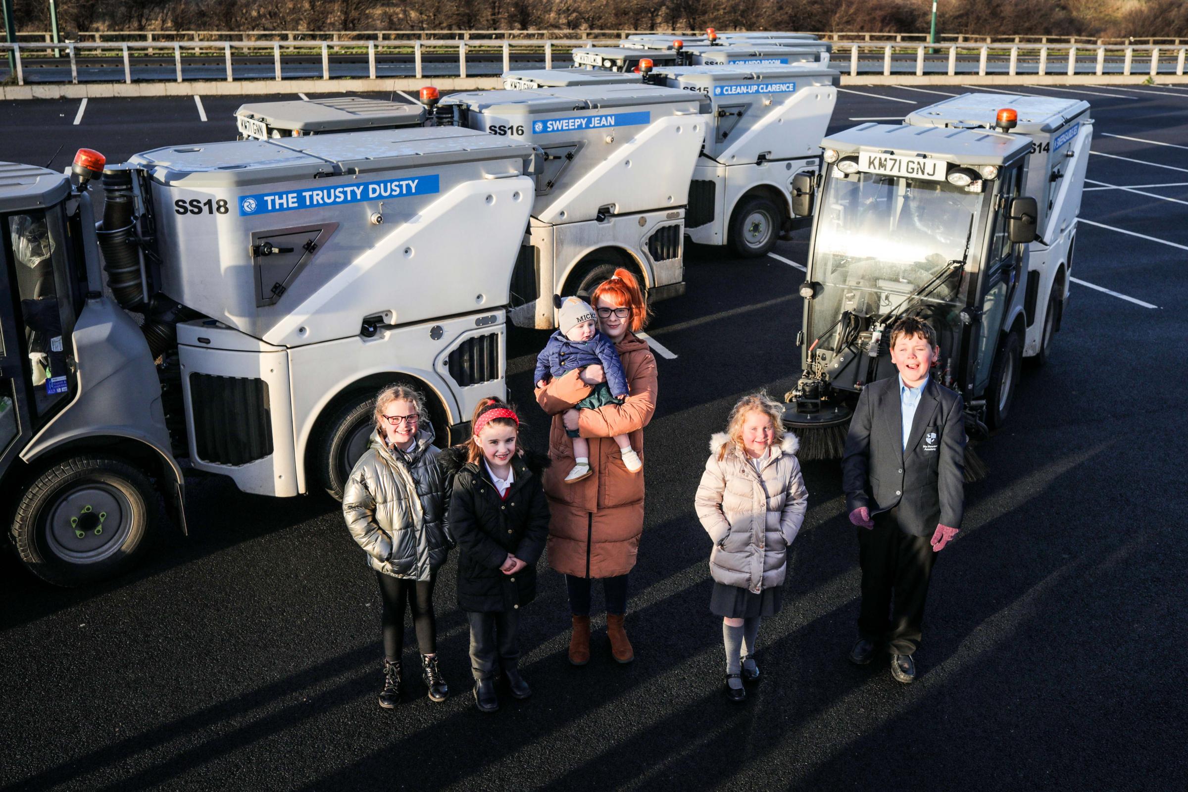 Kids compete to name council street-sweepers - & you'll love the names - Vimarsana News