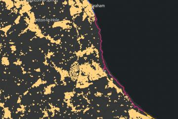 Map shows stretch of County Durham coast at risk from coastal erosion