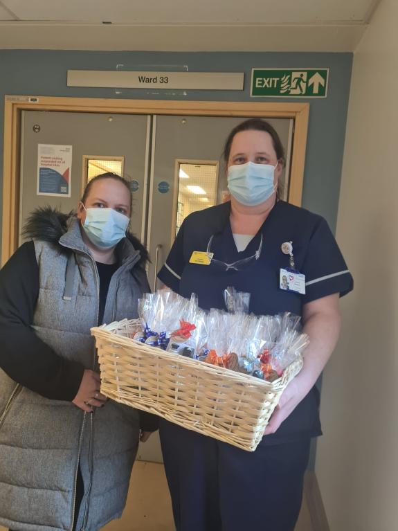 The Northern Echo: Becky on the ward at James Cook Hospital The Northern Echo: Becky on the ward at James Cook Hospital