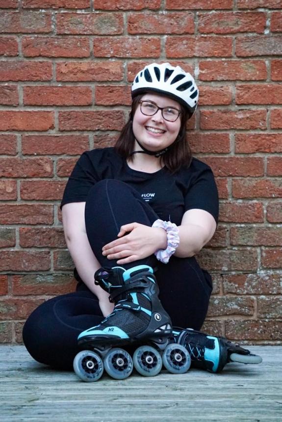 The Northern Echo: Allie felt there was a lack of inspiration for autistic people when preparing to take part in a roller-skating marathon. The Northern Echo: Allie felt there was a lack of inspiration for autistic people when preparing to take part in a roller-skating marathon.