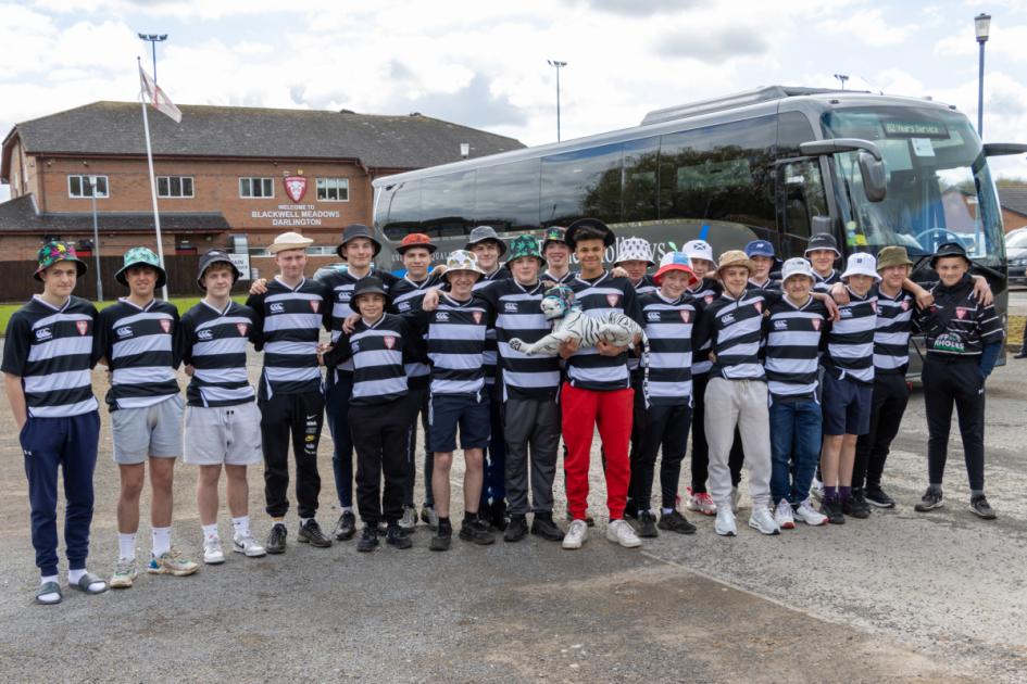 Jonge rugbysterren gaan met de hulp van het bedrijf naar een Europees toernooi
