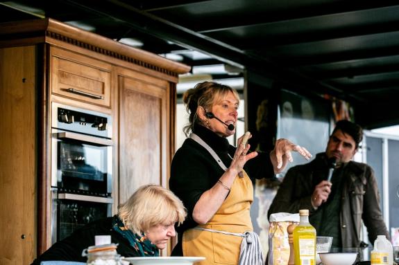 The Northern Echo: Irish chef and cookery broadcaster Rachel Allen gives a demo at Bishop Auckland Food Festival The Northern Echo: Irish chef and cookery broadcaster Rachel Allen gives a demo at Bishop Auckland Food Festival