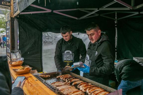 The Northern Echo: Geordie Bangers prove popular at Bishop Auckland Food Festival The Northern Echo: Geordie Bangers prove popular at Bishop Auckland Food Festival
