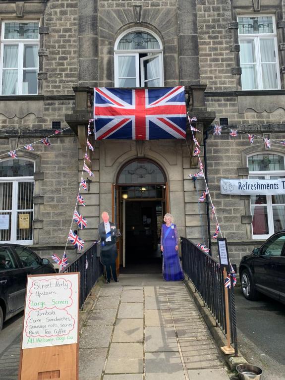 The Northern Echo: Masham had cut-outs of King Charles and Queen Consort Camilla The Northern Echo: Masham had cut-outs of King Charles and Queen Consort Camilla