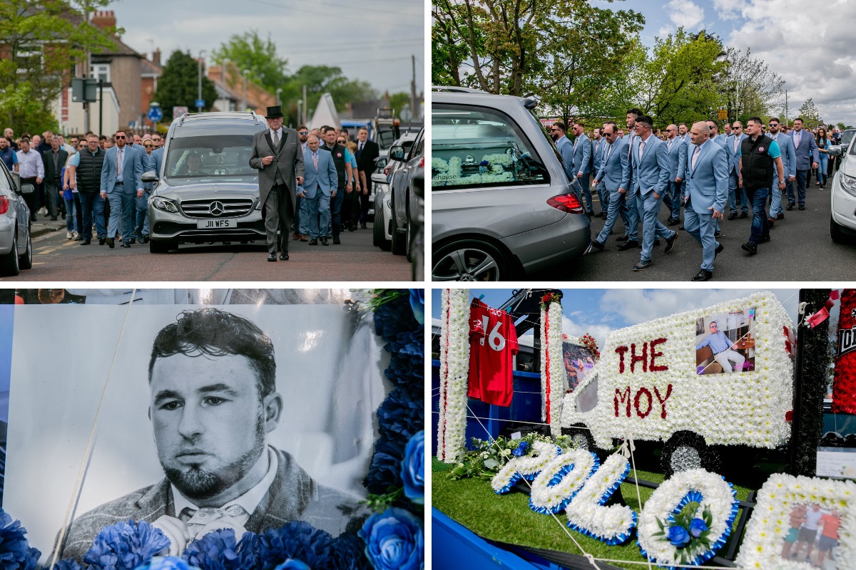 Mourners pay tribute to Robert 'The Moy' Welsh in Darlington - Vimarsana News