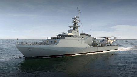 The Northern Echo: A Batch 2 Offshore Patrol Vessel of the kind UK Docks will service. The Northern Echo: A Batch 2 Offshore Patrol Vessel of the kind UK Docks will service.
