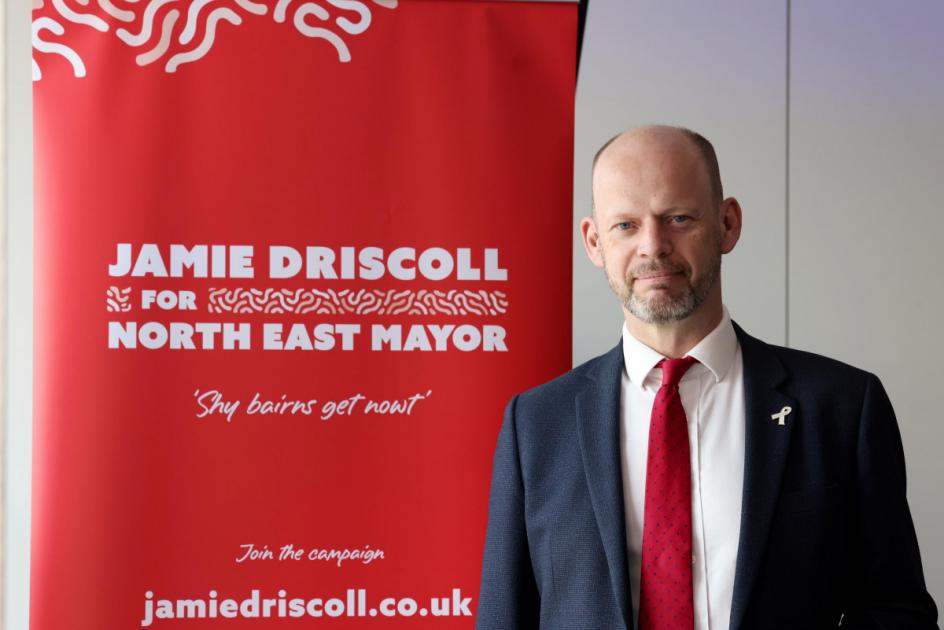 Jamie Driscoll excluded from Labour list to become North East mayor