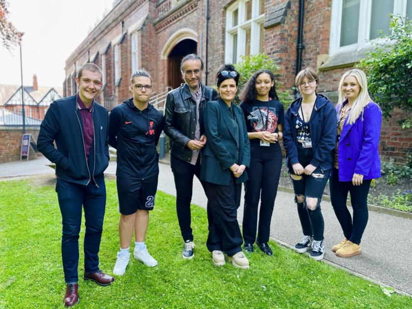 Gogglebox creators visit Darlington’s QE to inspire students