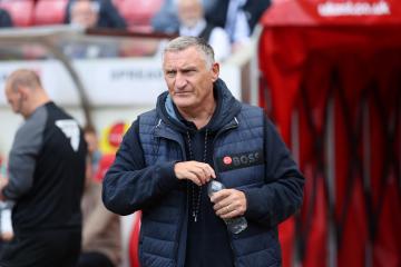 Sunderland: Tony Mowbray could miss Huddersfield Town game