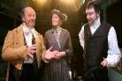THEATRE FARCE: Providing a flavour of 19th Century entertainment, from left, Graham Howes, Janet Hargreaves and Luke Shaw, who star in Box and Cox at the Georgian Theatre Royal