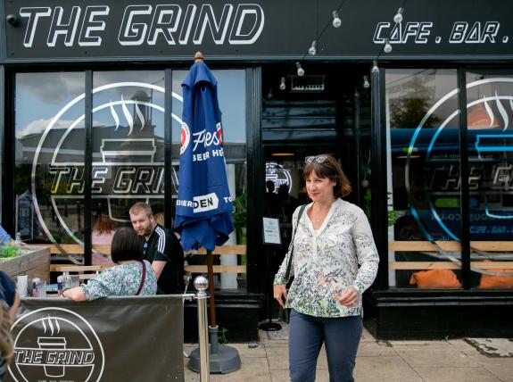 The Northern Echo: Rachel Reeves in Spennymoor. The Northern Echo: Rachel Reeves in Spennymoor.