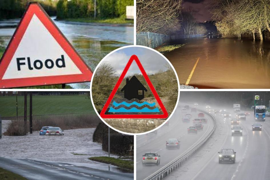 15 road closures and 4 flood warnings for North Yorkshire 