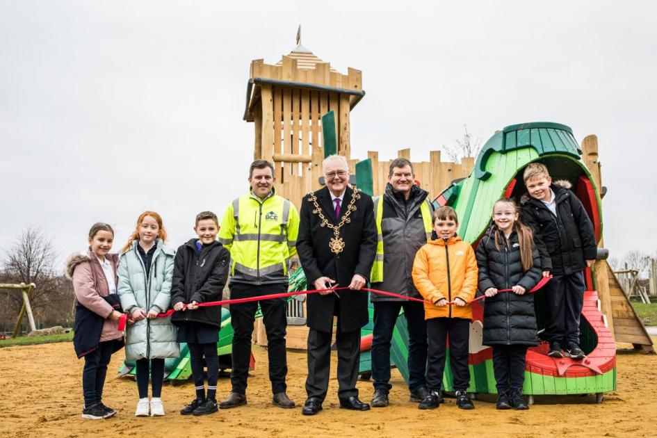 Ingleby Barwick: Romano Park 'dragon fort' play park opens 