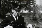 MUCH MISSED: John Tyrrell, pictured in 1977, with a couple of police dogs