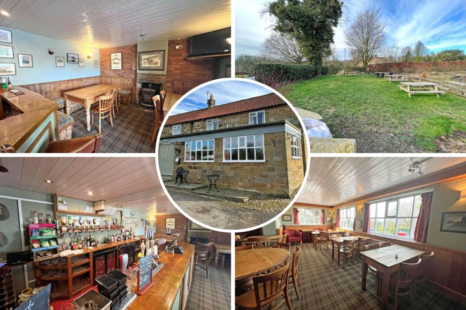 The Gold Cup Inn near Thirsk goes up for sale for £250k 