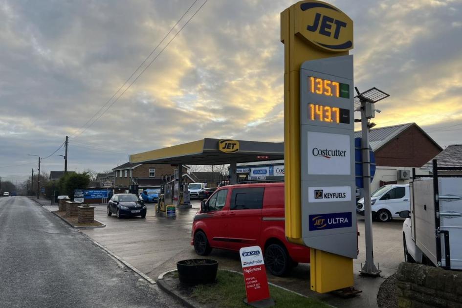 G.W Holmes & Son in Bishop Auckland offers fuel at 135.7p 