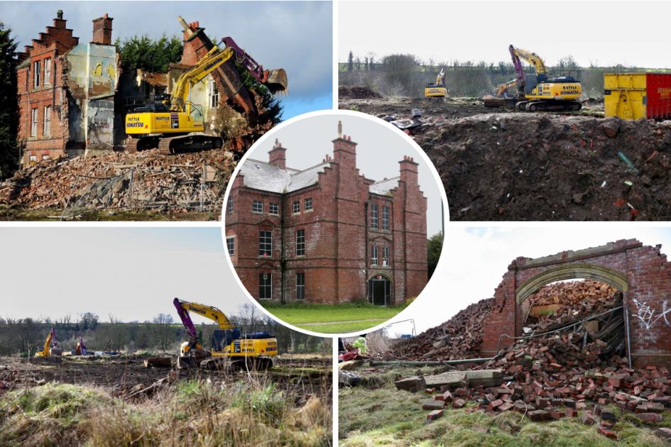 Gainford's long-abandoned St Peter's School is demolished 
