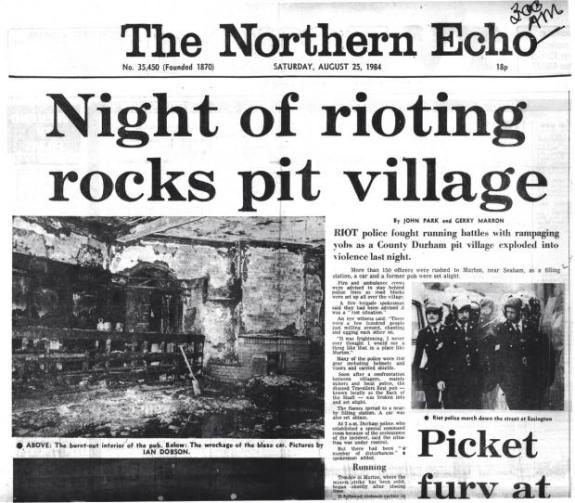 The Northern Echo: How the Northern Echo reported the trouble at the time The Northern Echo: How the Northern Echo reported the trouble at the time