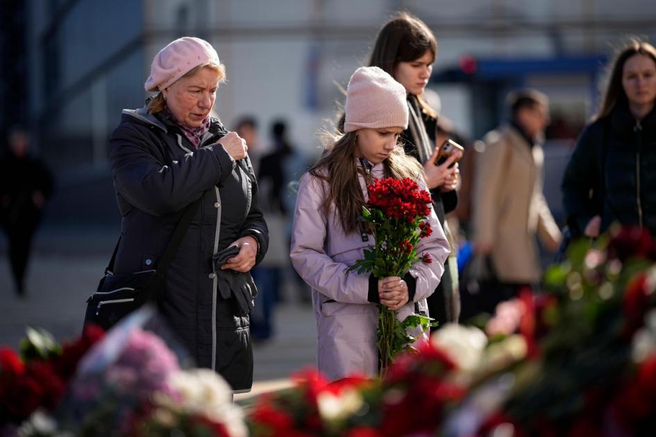 Death toll in Moscow concert hall attack rises to 143