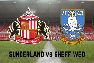 Sunderland v Sheffield Wednesday live Championship updates
