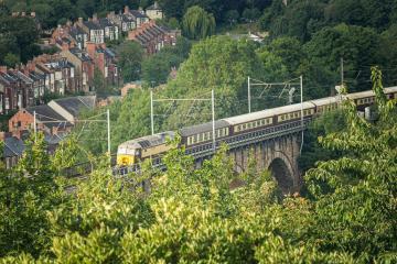 The Northern Belle departs from Durham and Darlington