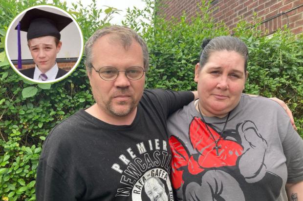 Carl and Stella Hattersley lost their son Robert after he drowned in the River Tyne in 2022