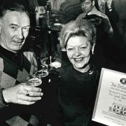 Pat and Amy Kilfeather at the much-loved Brit in 1984