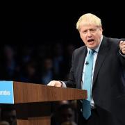 Prime Minister Boris Johnson delivers his speech during the Conservative Party Conference at the Manchester Convention Centre. Picture: PA