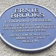 Blue plaque finally unveiled for Spennymoor's aviation pioneer