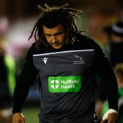 NEWCASTLE UPON TYNE, ENGLAND - NOVEMBER 29TH   during the Greene King IPA Championship Cup Pool 2 match between Newcastle Falcons and Hartpury College at Kingston Park, Newcastle on Friday 29th November 2019. (Credit: Chris Lishman | MI News)