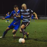 Will Hatfield on the ball on Saturday. Picture: ANDY FUTERS
